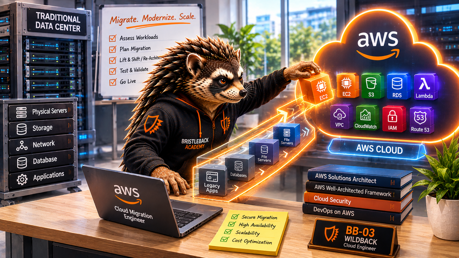 AWS cloud engineering training environment